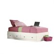 Sauder Shoal Creek Twin Mates Bed in Soft White