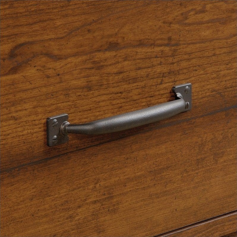 Sauder Carson Forge Engineered Wood Armoire in Washington Cherry