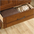 Sauder Carson Forge Engineered Wood Armoire in Washington Cherry