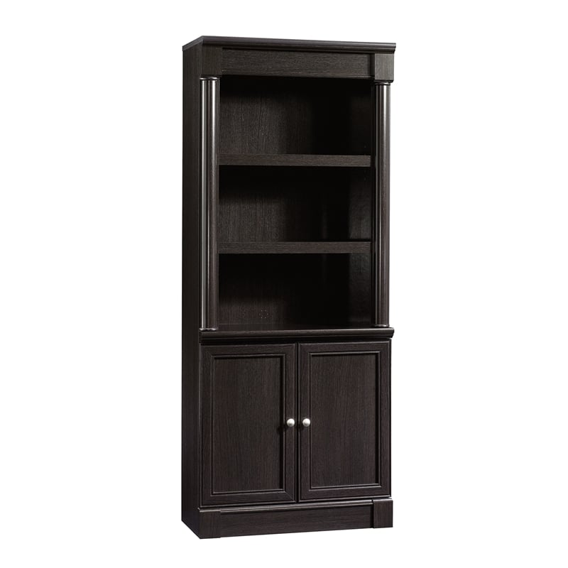 Sauder Palladia Engineered Wood 3-Shelf Bookcase in Wind Oak