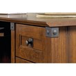 Sauder Carson Forge Engineered Wood L-Desk in Washington Cherry