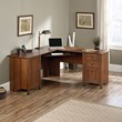 Sauder Carson Forge Engineered Wood L-Desk in Washington Cherry