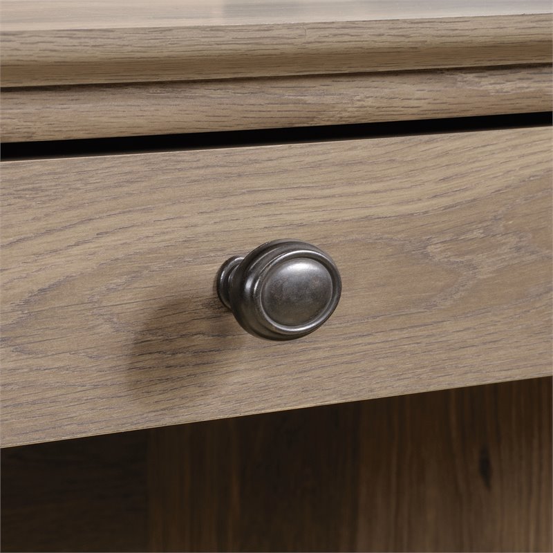 Sauder Barrister Lane Engineered Wood Executive Desk in Salt Oak