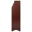 Winsome Regalia Transitional Solid Wood Secretary Desk in Antique Walnut