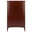 Winsome Regalia Transitional Solid Wood Secretary Desk in Antique Walnut