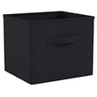 Winsome Capri Foldable Transitional Fabric Baskets in Black (Set of 6)
