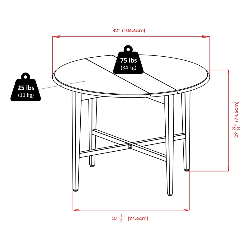 Winsome Hannah 3-Piece Casual Solid Wood Dining Set in Light Oak