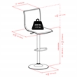 Winsome Spectrum 3-Piece Contemporary Solid Wood Pub Set in Black/Chrome
