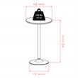 Winsome Obsidian 3-Piece Round Contemporary Wood/Metal Pub Set in Black