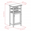 Winsome Alta Transitional Solid Wood Home Bar Cabinet in Espresso