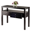 Winsome Copenhagen Transitional Solid Wood Console Table in Espresso