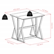 Winsome Harrington Drop Leaf Solid Wood Dining Table in Walnut