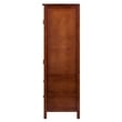 Winsome Brooke 3-Piece Transitional Solid Wood Cupboard Set in Walnut