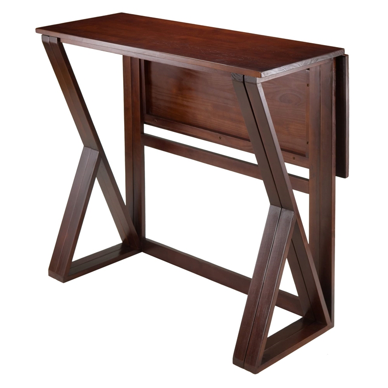 Winsome Harrington 3 Piece Counter Height Drop Leaf Dining Set