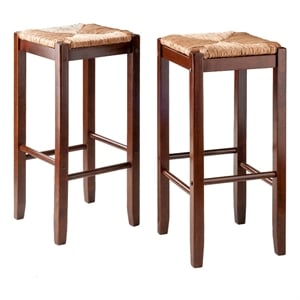 Winsome Kaden 29&quot Bar Stool in Walnut (Set of 2)