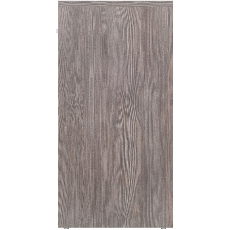 Winsome Rennick 1 Drawer Transitional Wooden Side Table in Ash Gray