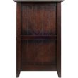 Winsome Burke 2-Drawer Transitional Solid Wood File Cabinet in Coffee