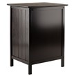 Winsome Blair 1-Drawer Transitional Solid Wood Storage End Table in Coffee