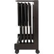 Winsome Brienda 5-Piece Solid Wood Flip Top Snack Table Set in Coffee
