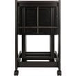 Winsome Brienda 5-Piece Solid Wood Flip Top Snack Table Set in Coffee