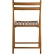Winsome Robin Transitional Solid Wood Folding Chair in Teak (Set of 4)