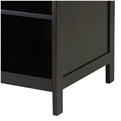 Winsome Hailey Small Modular Espresso w/Open Shelf TV Stand 