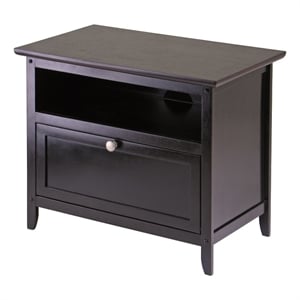 Winsome Zara Transitional Solid Wood TV Stand for TVs up to 32&quot in Espresso