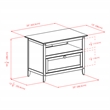 Winsome Zara Transitional Solid Wood TV Stand for TVs up to 32