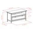 Winsome Zuri Transitional Solid Wood TV Stand for TVs up to 42