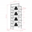 Winsome Aiden 4 Shelf Transitional Solid Wood Baker's Rack in Coffee