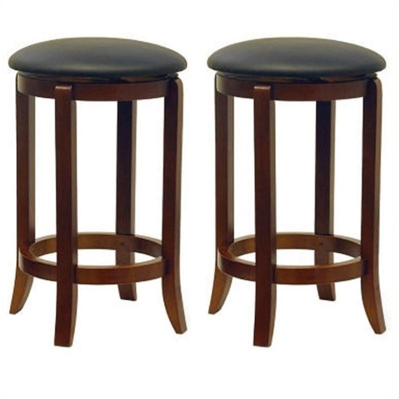 Winsome 24 Counter Height Swivel (Set of 2) Bar stool 021713946249 