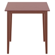 Winsome Groveland 3-Piece Square Casual Solid Wood Dining Set in Antique Walnut