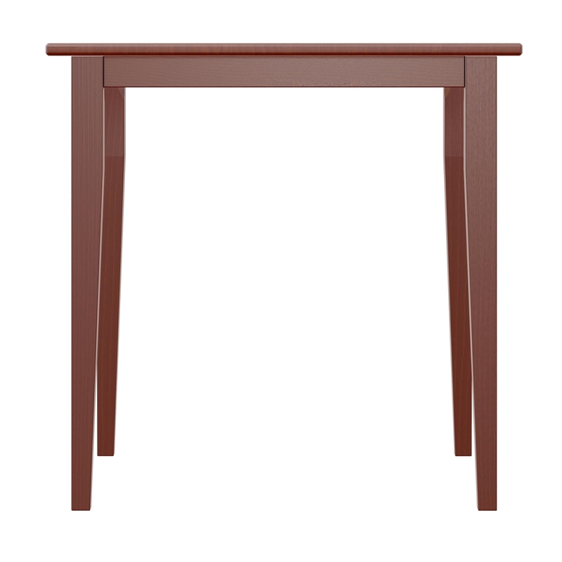 Winsome Groveland 3-Piece Square Casual Solid Wood Dining Set in Antique Walnut