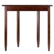 Winsome Concord Half Moon Transitional Solid Wood Console Table - Antique Walnut