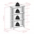 Winsome Mission 4-Tier Transitional Solid Wood Folding Bookcase in Natural