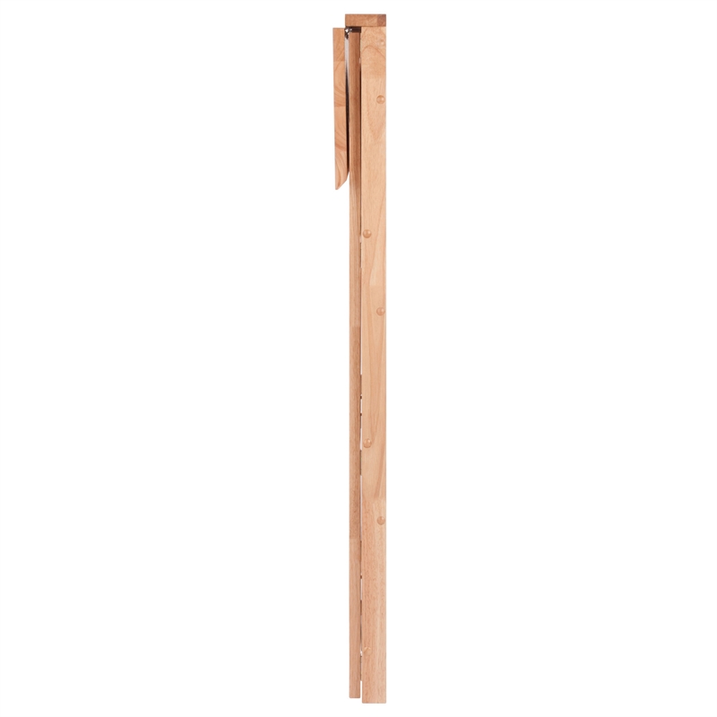 Winsome Mission 4-Tier Transitional Solid Wood Folding Bookcase in Natural