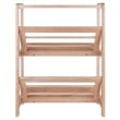 Winsome Juliet 2-Tier Transitional Solid Wood Bookshelf in Natural