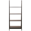 Winsome Avalon 4 Tier A Frame Solid Wood Book Shelving Unit in Espresso