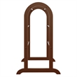 Winsome Eleanor Quilt Solid Wood Blanket Rack Closet Organizer in Antique Walnut