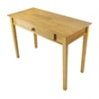 Winsome Studio Transitional Solid Wood Writing Desk in Honey Pine