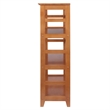 Winsome Studio 3-Tier Transitional Solid Wood Bookshelf in Honey Brown