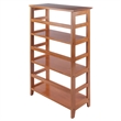 Winsome Studio 3-Tier Transitional Solid Wood Bookshelf in Honey Brown