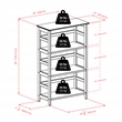 Winsome Studio 3-Tier Transitional Solid Wood Bookshelf in Honey Brown