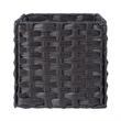 Winsome Melanie 3-Piece Foldable Woven Fiber Wicker / Rattan Basket in Chocolate