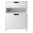 Winsome Filing Contemporary Wood Storage Cabinet in White