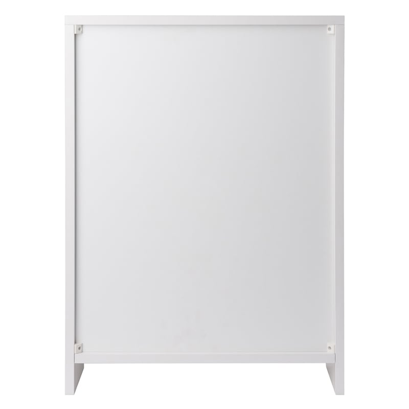 Winsome Filing Contemporary Wood Storage Cabinet in White