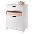 Winsome Filing Contemporary Wood Storage Cabinet in White