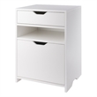 Winsome Filing Contemporary Wood Storage Cabinet in White