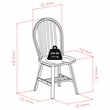 Winsome Moreno 5-Piece Drop Leaf Transitional Solid Wood Dining Set in Black