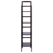 Winsome Aiden Narrow Transitional Solid Wood Baker's Rack in Coffee